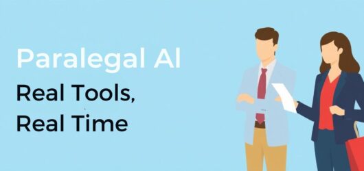 Paralegal AI: Real Tools, Real Time Savings
