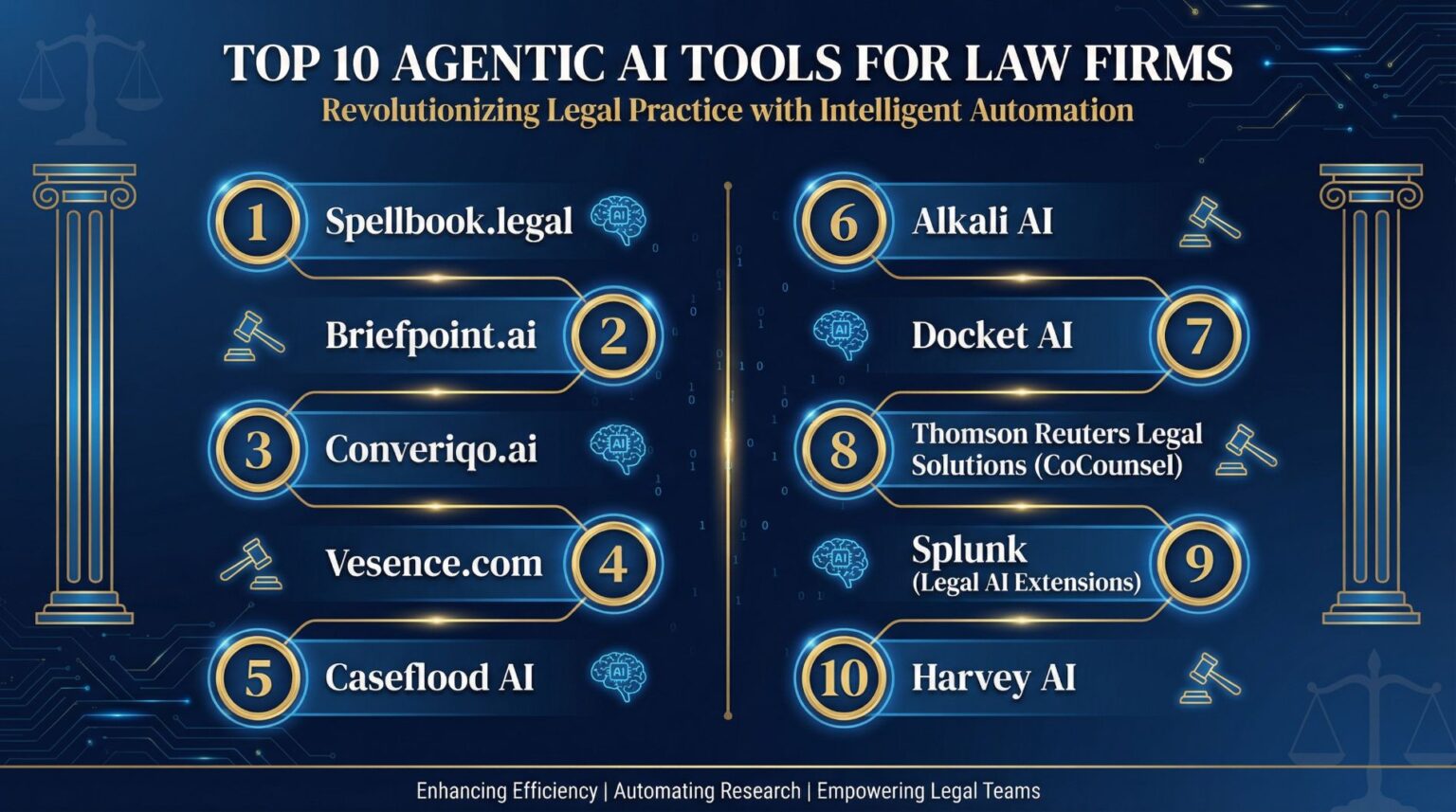 Top 10 Agentic AI Tools for Law Firms in 2026 - AI for Law Firms