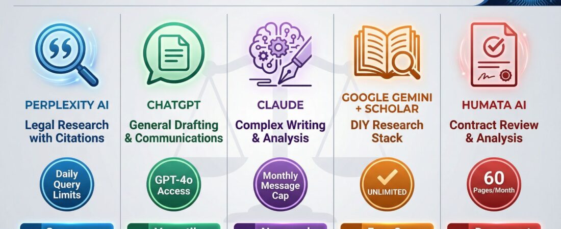 Top 5 Free AI for Lawyers 2026