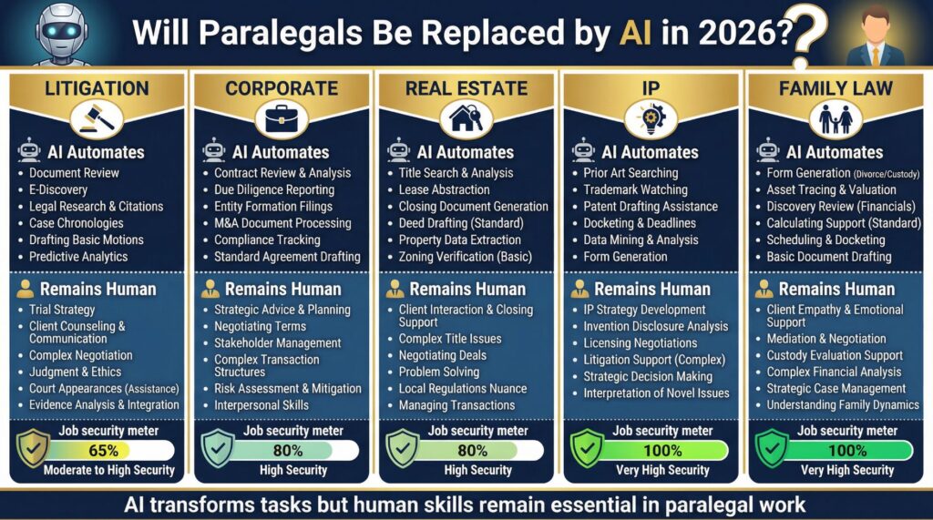 Will Paralegals Be Replaced by AI in 2026?
