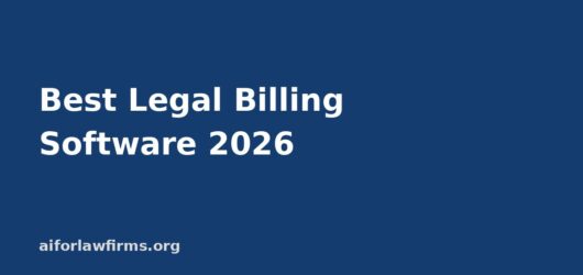 Best Legal Billing Software 2026: Top Picks Compared
