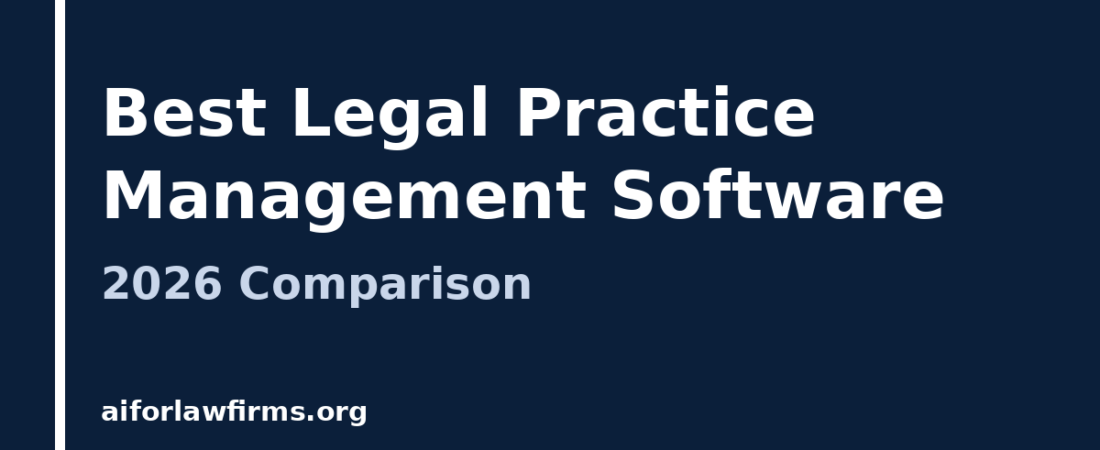 Best Legal Practice Management Software 2026