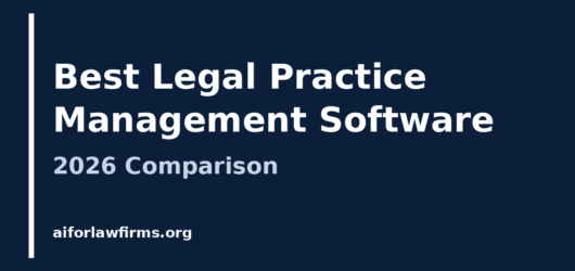 Best Legal Practice Management Software 2026